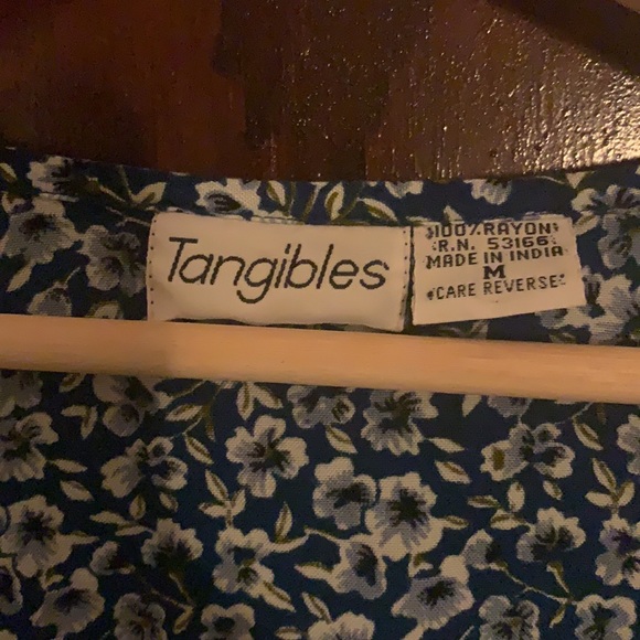 Vintage 90s style blue floral dress - Picture 2 of 5